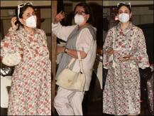 PICS: Pregnant Kareena Kapoor & Mother Babita Kapoor Snapped In Mumbai