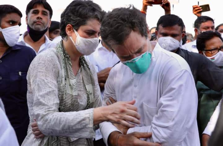 While Priyanka and Rahul were taken by Uttar Pradesh Police, rest of the Congress workers who raised slogans against the UP administration, were also roughed up. 