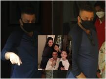 IN PICS: Sanjay Dutt Is Back From Dubai After Meeting His Kids To Resume His Cancer Treatment!