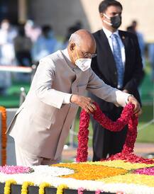 IN PICS: Amid Covid Crisis, Nation Celebrates Birth Anniversary Of Mahatma Gandhi & Lal Bahadur Shastri