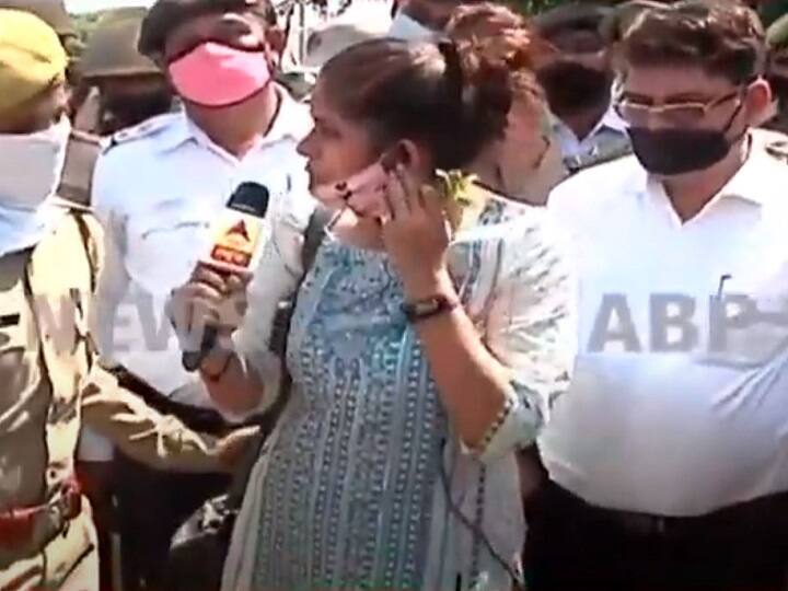 UP Cops Misbehave With ABP Reporter, Cameraman; Take Them Into A Van ...