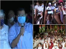 IN PICS | Hundreds Gather At Jantar Mantar To Protest Over Hathras Case, Delhi CM Kejriwal Joins Dissenters