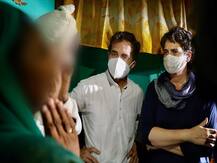 IN PICS: Priyanka Hugs Hathras Victim’s Kin | Is Congress Finally Regaining Ground In UP Politics?