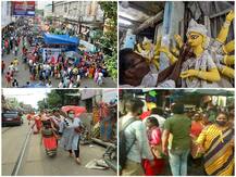 IN PICS | Customers Flock To Markets In Kolkata As Durga Puja 2020 Fever Overshadows Covid-19 Threat