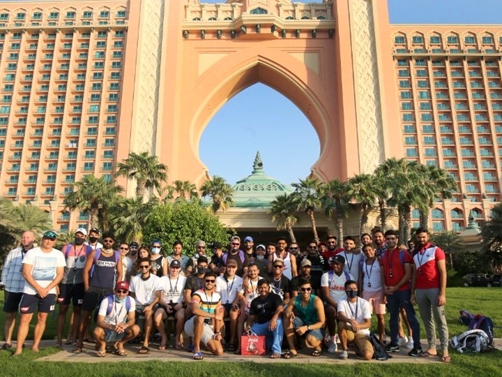 IPL 2020: After A Solid Start In Tournament Delhi Capitals Team Goes For An Outing In Dubai Atlantis Palm After A Solid Start In IPL 2020, Delhi Capitals Team Gets Much Needed Day Off With An Outing In Dubai's Atlantis Palm