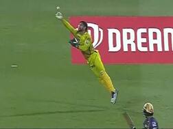 WATCH | CSK Wicket-keeper Dhoni Pulls Off Stunning Catch To Dismiss KKR's Mavi!! Overtakes Dinesh Karthik's Record To Attain Major Milestone