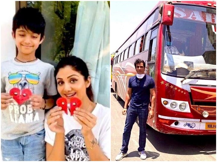 Shilpa Shetty's Son Viaan Raj Kundra Pays Animated Tribute To Sonu Sood In His School Project; Check Out! Shilpa Shetty's 8-Year-Old Son Viaan Pays Animated Tribute To Lockdown Hero Sonu Sood In His School Project; Check Out!