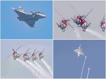 IAF Day 2020: Rafale Jets Steal The Show In Their Flypast Debut; Check Spectacular Images Of Air Show At Hindon Base