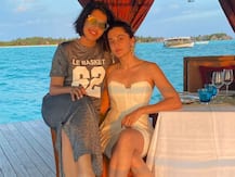 WATCH | Taapsee Pannu Holidaying In Maldives Indulges In 'Biggini Shoot' Song With Sisters
