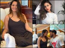 PICS: Pregnant Anita Hassanandani Celebrates 7th Wedding Anniversary With Hubby Rohit Reddy; Mouni Roy Drops Hearts