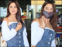 Bigg Boss 13's Mahira Sharma Spotted At Airport, Looks Unrecognisable In Latest Pictures; Stuns In New Avatar