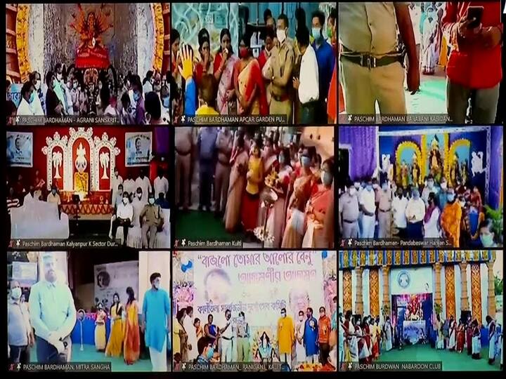 Visuals of the celebrations that have begun in different parts of West Bengal. (ANI Photo)