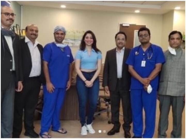 Actress Tamannaah Thanks Doctors, Hospital Staff After Covid-19 Recovery Actress Tamannaah Thanks Doctors, Hospital Staff After Covid-19 Recovery