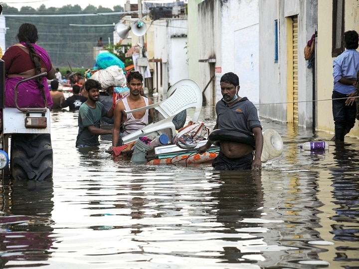 IN PICS Hyderabad Floods Inundated Roads Bring Life To A Standstill