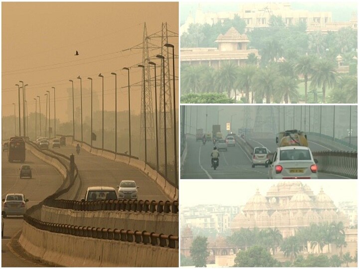 Delhi Air pollution photos Punjab stubble burning on rise likely to impact Air Quality in Delhi further Delhi Air Pollution: Stubble Burning Contribution To Shoot Up As 1,230 Farm Fires Reported In Single Day
