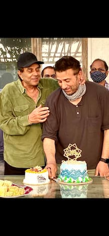 PHOTOS: Sunny Deol's 64th Birthday Celebrations In 'Deol Style' With Papa Dharmendra, Brother Bobby & Sons Karan & Rajvir
