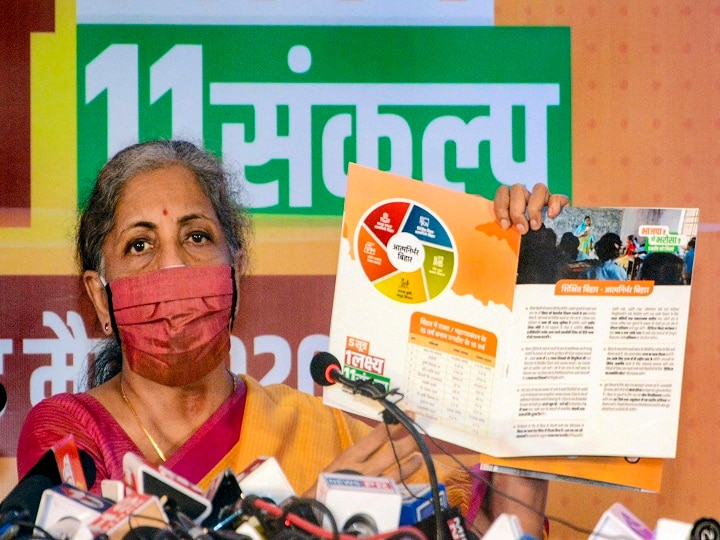 Bihar Elections 2020 BJP launches its Election Manifesto for the upcoming Bihar Elections Bihar Elections 2020: Promise Of Free Covid Vaccine In BJP Poll Manifesto; Nirmala Sitharaman Assures 19 Lakh Jobs Countering RJD's 10 Lakh