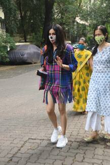 PICS: Adah Sharma Slays Everyday Fashion Look As She Gets Papped In Plaid Shirt & Cool Mask