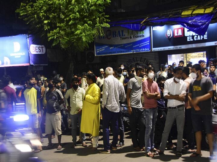 As many as 500 people who were present inside the mall at the time when the fire broke out have been evacuated on time. (PTI Photo) 