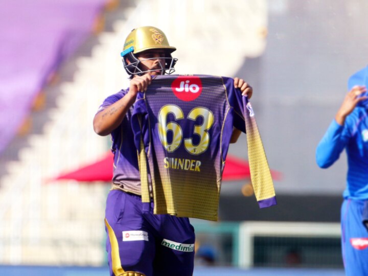 IPL 2020: Kolkata Knight Riders Nitish Rana Pays Tribute To Father-In-Law After Scoring His Half-Century Against Delhi Capitals IPL 2020: Why Nitish Rana Showed A KKR Jersey With 'Surinder' Written Over It After Scoring Fifty Against Delhi Capitals?