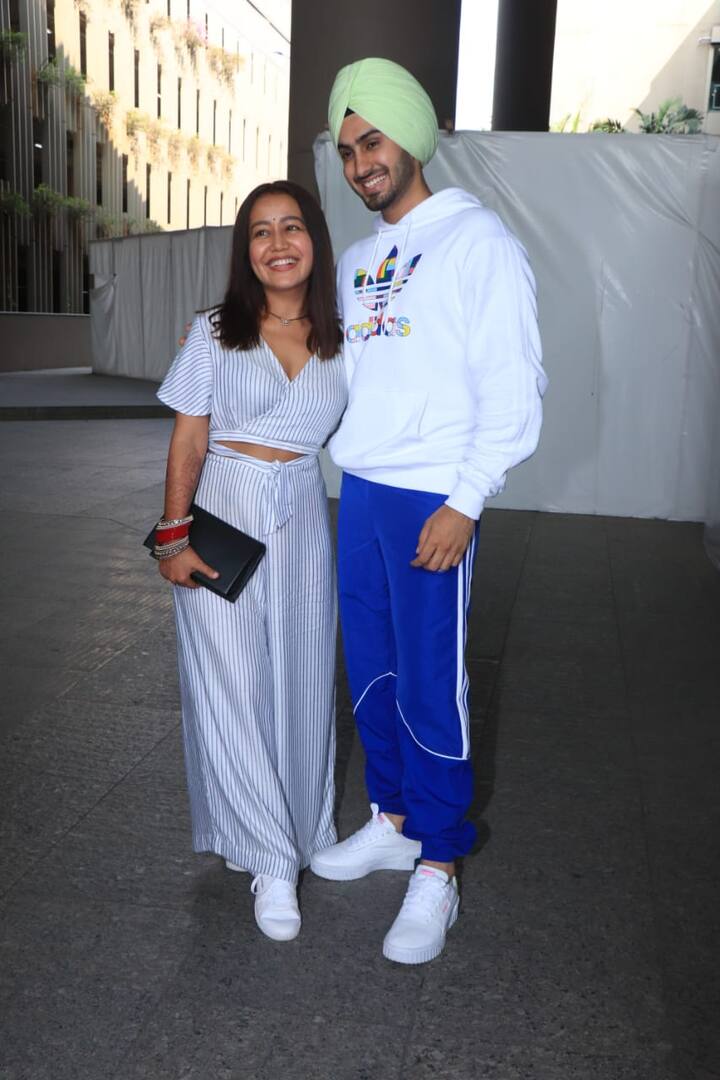 Neha Kakkar wore a choker mangalsutra on her neck. (All PICS Credit: Manav Manglani)