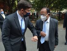 Covid-19 Effects: Ajit Doval Ditches Handshake For Elbow Bumps To Greet Esper And Pompeo