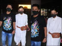PICS: Gauahar Khan & Boyfriend Zaid Darbar Walk Hand-In-Hand As They Return From Goa After Quick Vacation
