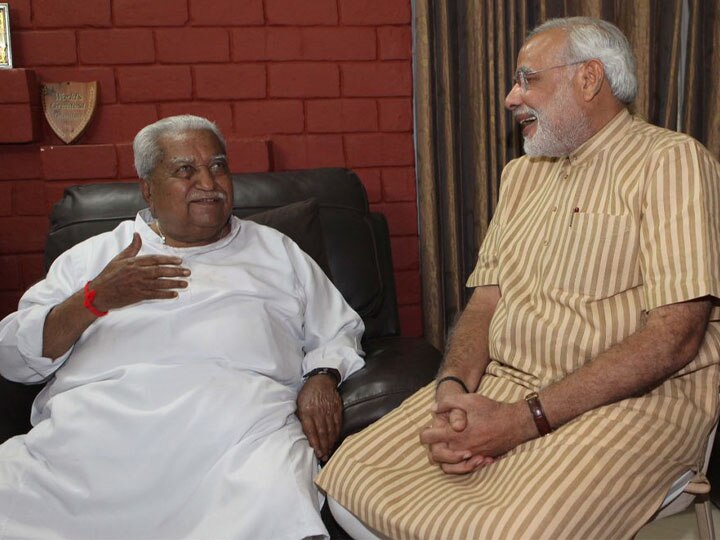 Keshubhai Patel Passes Away Former Gujarat Chief Minister Passed Away at Age of 92 Years Former Gujarat CM Keshubhai Patel Passes Away At 92, PM Modi Grieves At The 'Irreparable Loss'