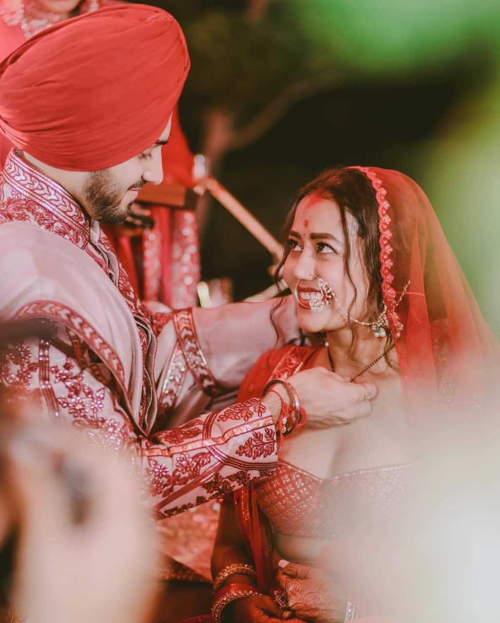 neha kakkar engagement dress rohanpreetsingh 's Bride!