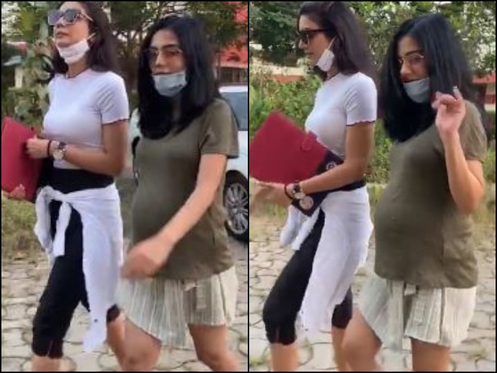 Pregnant Amrita Rao Spotted In The City In Casual Wear Visiting A Clinic Is Good News On The Way WATCH: Mommy-To-Be Amrita Rao Spotted In City In Casual Wear Visiting A Clinic; Is Good News On The Way?