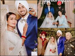 PICS: Newly Wed Neha Kakkar Thanks Husband Rohanpreet Singh And Family For Hosting ‘The Best Reception Ever’