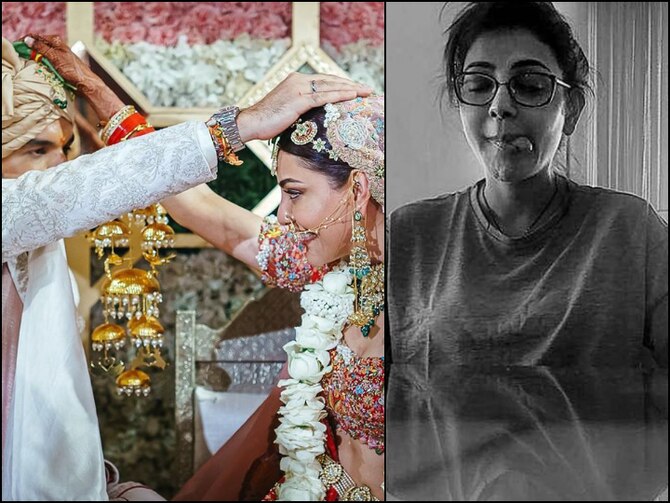 670px x 503px - Waking Up As Mrs Kitchlu': Kajal Aggarwal's Husband Gautam Shares PIC After  Their Wedding