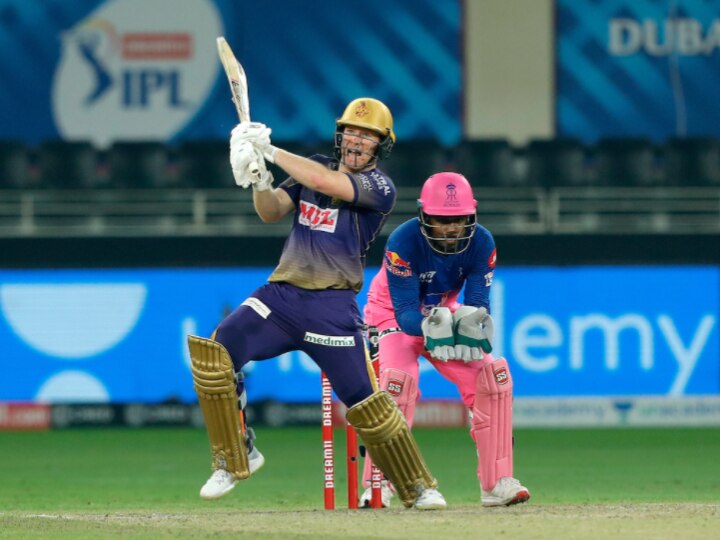 KKR vs RR IPL T20 UAE Match Highlights 1st Innings Report Kolkata vs Rajasthan Match Today IPL 2020, KKR vs RR: Cummins, Morgan Shine As Kolkata Post 191/7 Against Rajasthan In A Must-Win Match