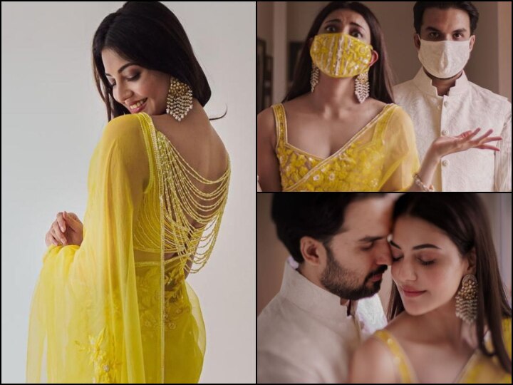 Kajal Aggarwal Stuns In Yellow For Her Engagement Ceremony Gives An Insight Of Getting Married In Times Of COVID19 Kajal Aggarwal Stuns In Yellow For Her Engagement Ceremony; Gives An Insight Of Getting Married In Times Of COVID-19