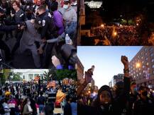 In Pics| People Protest Outside White House On Election Day Holding 'Black Lives Matter' Placards, Raise Slogans Against Trump