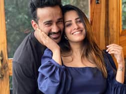 'No Fasting Only Feasting This Karwa Chauth': Pregnant Anita Hassanandani Flaunts Baby Bump While Posing With Hubby