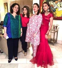 IN PICS: Pregnant And Glowing Kareena Kapoor Khan Celebrates Karwa Chauth With Family Get-Together, Neetu Kapoor Misses Late Hubby Rishi Kapoor