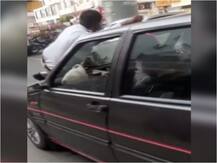 WATCH: Driver In An Attempt To Evade Fine For Not Wearing A Mask Drags Pune Traffic Policeman On The Bonnet Of His Car