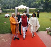 In Pics| PM Modi Celebrates BJP Stalwart L K Advani's 93rd Birthday, Calls Him A 'Living Inspiration'