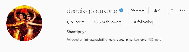 What Made Deepika Padukone Change Her Name To ‘Shantipriya’ On Twitter!