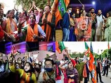 IN PICS | Bihar Elections 2020: Firecrackers, Sweets On Display As BJP Workers Celebrate NDA's Big Win In Bihar