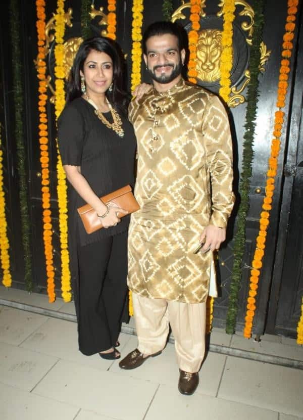 TV actor Karan Patel with wife Ankita Bhargava