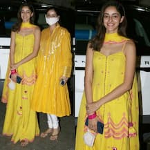 Diwali 2020: Ananya Panday Dazzles In Yellow As She Celebrates Festival Of Lights With Her Family Members, See PICS