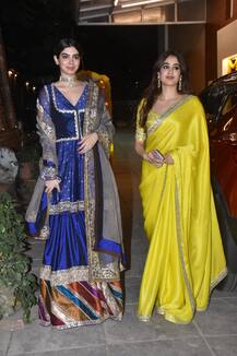 Diwali 2020: Janhvi Kapoor & Sister Khushi Kapoor Sizzle In Ethnic Wear During Celebrations
