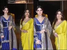 Diwali 2020: Janhvi Kapoor & Sister Khushi Kapoor Sizzle In Ethnic Wear During Celebrations