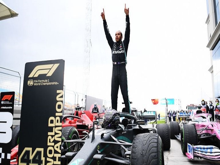 Lewis Hamilton wins F1 world championship title for sixth time