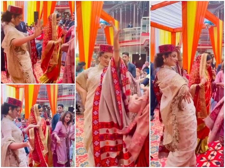 Watch: Kangana Ranaut Dances Her Heart Out To A Folk Song At Brother Aksht’s Wedding Reception Watch: Kangana Ranaut Dances Her Heart Out To A Folk Song At Brother Aksht’s Wedding Reception