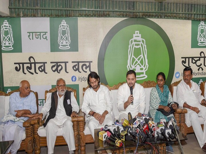 Bihar Cabinet Nitish Kumar Swearing In Ceremony, RJD To Boycott Oath Taking Tejashwi Yadav Bihar Govt Formation: RJD, Congress Boycott Nitish Cabinet's Oath-Taking Ceremony, 'Mandate For Change Is Against NDA'