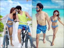 PICS: Dheeraj Dhoopar's Wife Vinny Arora Slips Into Bikini As They Celebrate Their Wedding Anniversary In Maldives