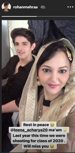 Leena Acharya Passes Away Due To Kidney Failure, 'Yeh Rishta' Actor Rohan Mehra Mourns Her Death